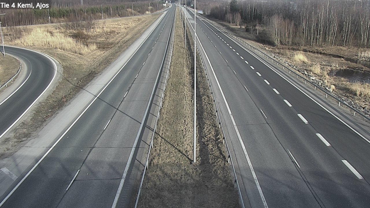 Weather Camera Image Road 4 Kemi, Ajos, Kemi, Lappi