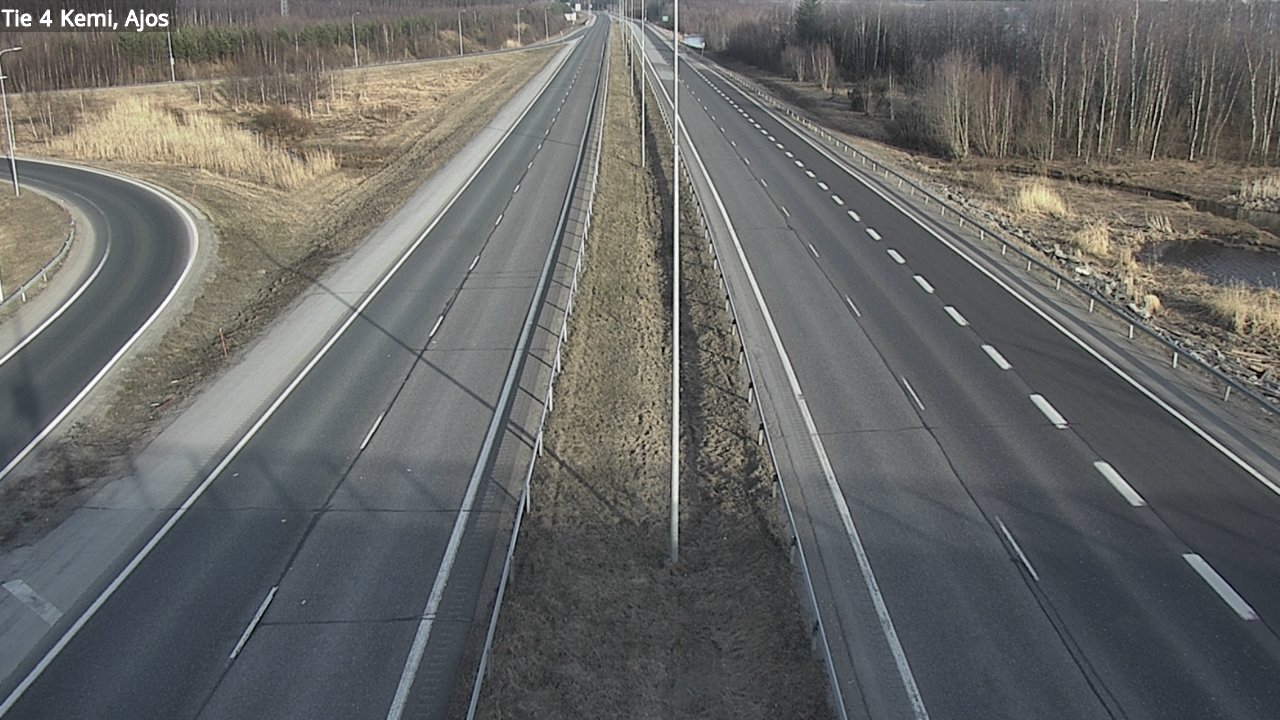 Weather Camera Image Road 4 Kemi, Ajos, Kemi, Lappi