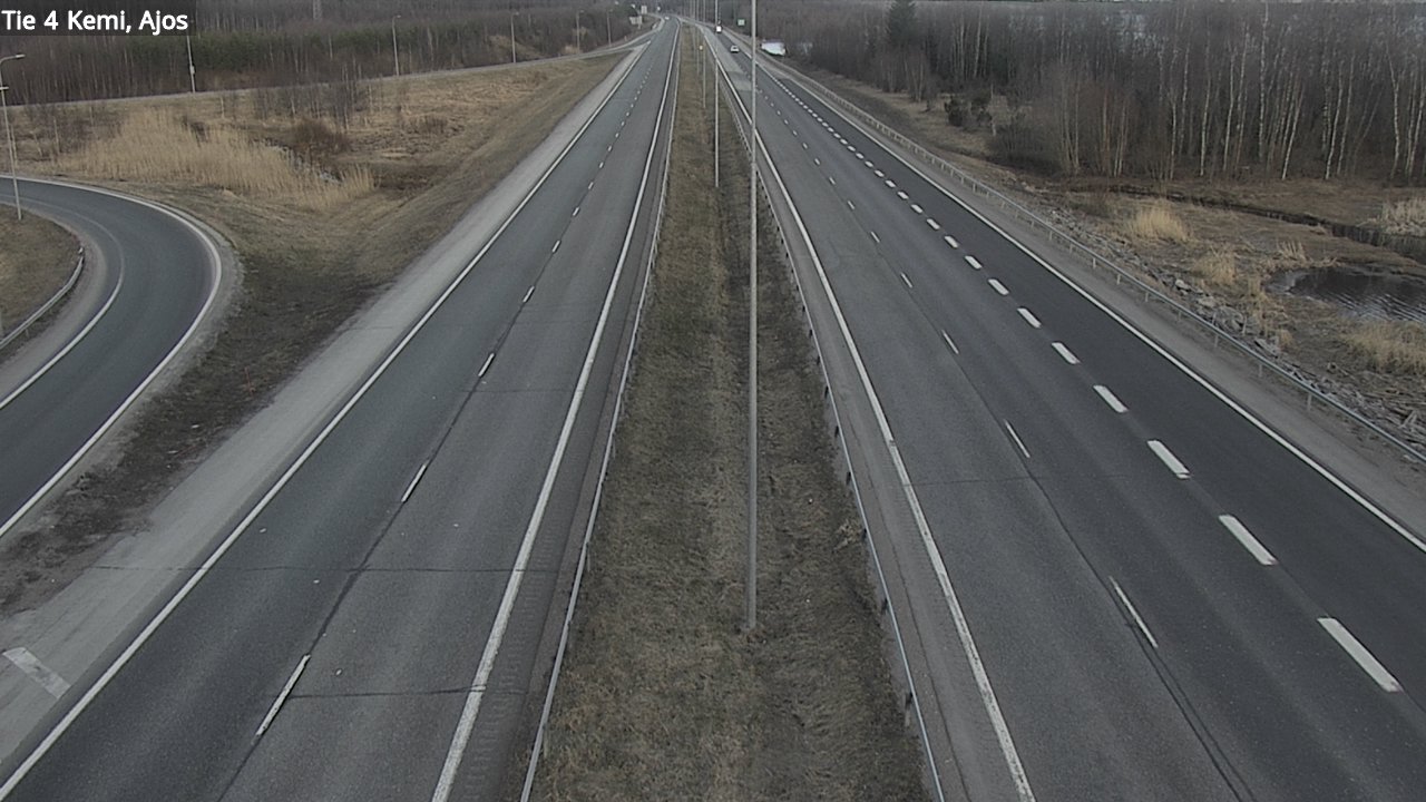 Weather Camera Image Road 4 Kemi, Ajos, Kemi, Lappi