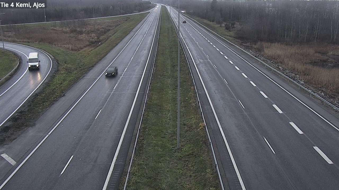 Kelikamerat Kuva Tie 4 Kemi, Ajos, Kemi, Lappi