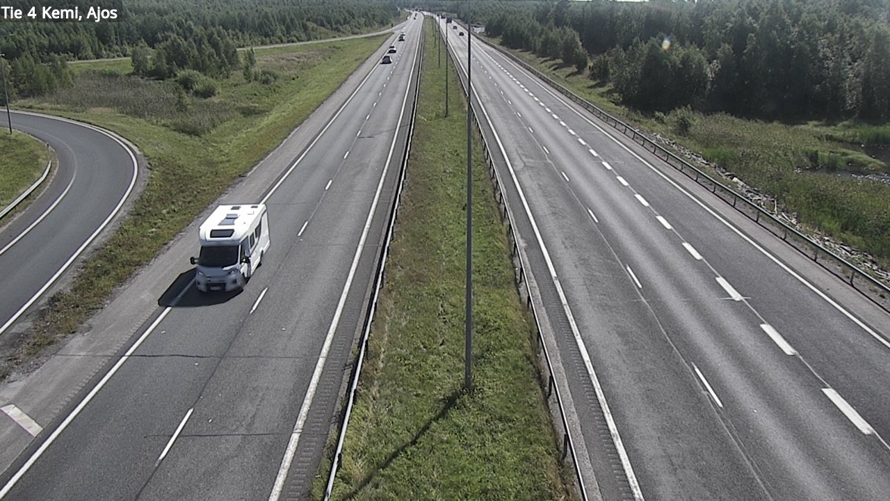 Kelikamerat Kuva Tie 4 Kemi, Ajos, Kemi, Lappi