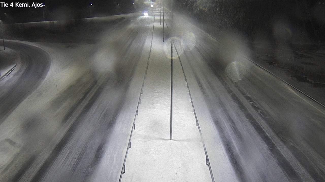 Weather Camera Image Väg 4 Kemi, Ajos, Kemi, Lappi