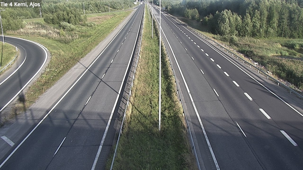 Kelikamerat Kuva Tie 4 Kemi, Ajos, Kemi, Lappi