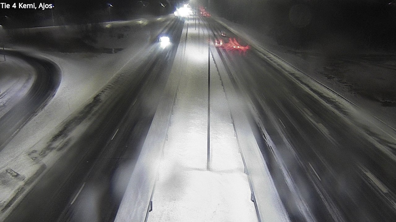 Weather Camera Image Väg 4 Kemi, Ajos, Kemi, Lappi