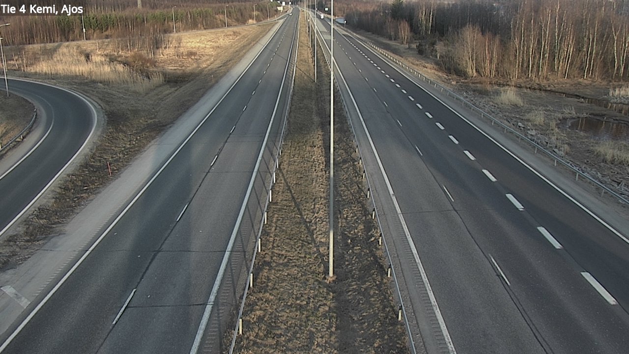 Weather Camera Image Road 4 Kemi, Ajos, Kemi, Lappi