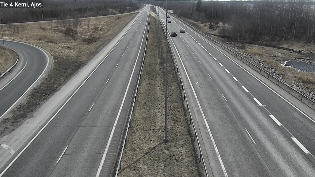 Weather Camera Image Road 4 Kemi, Ajos, Kemi, Lappi