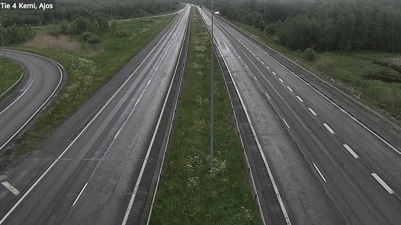 Kelikamerat Kuva Tie 4 Kemi, Ajos, Kemi, Lappi