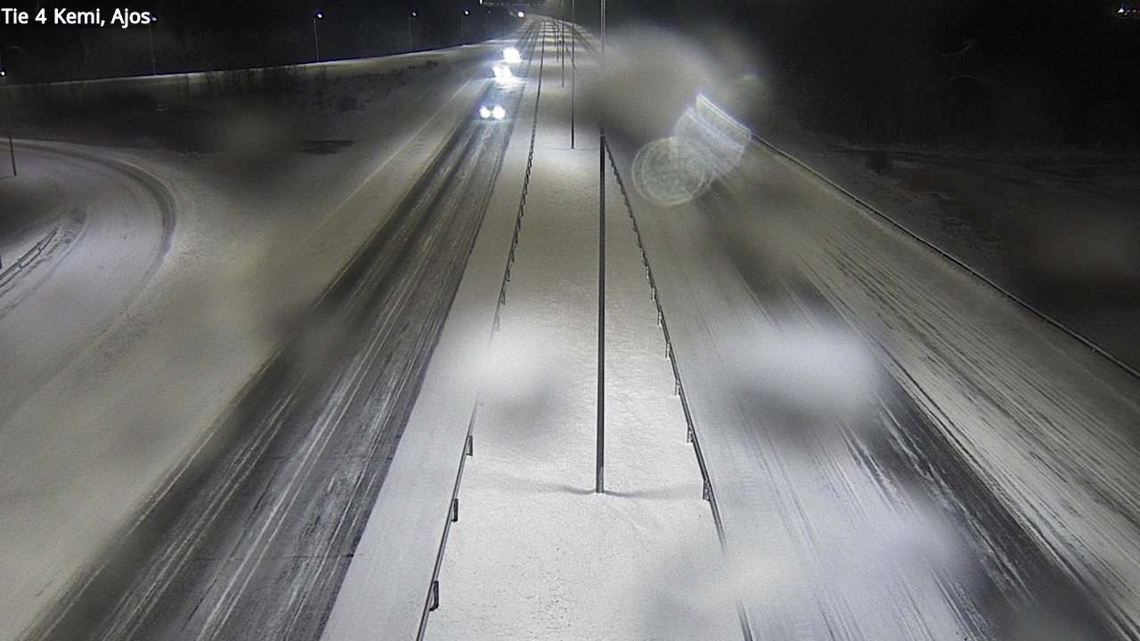 Weather Camera Image Väg 4 Kemi, Ajos, Kemi, Lappi