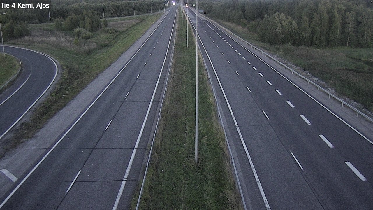 Kelikamerat Kuva Tie 4 Kemi, Ajos, Kemi, Lappi