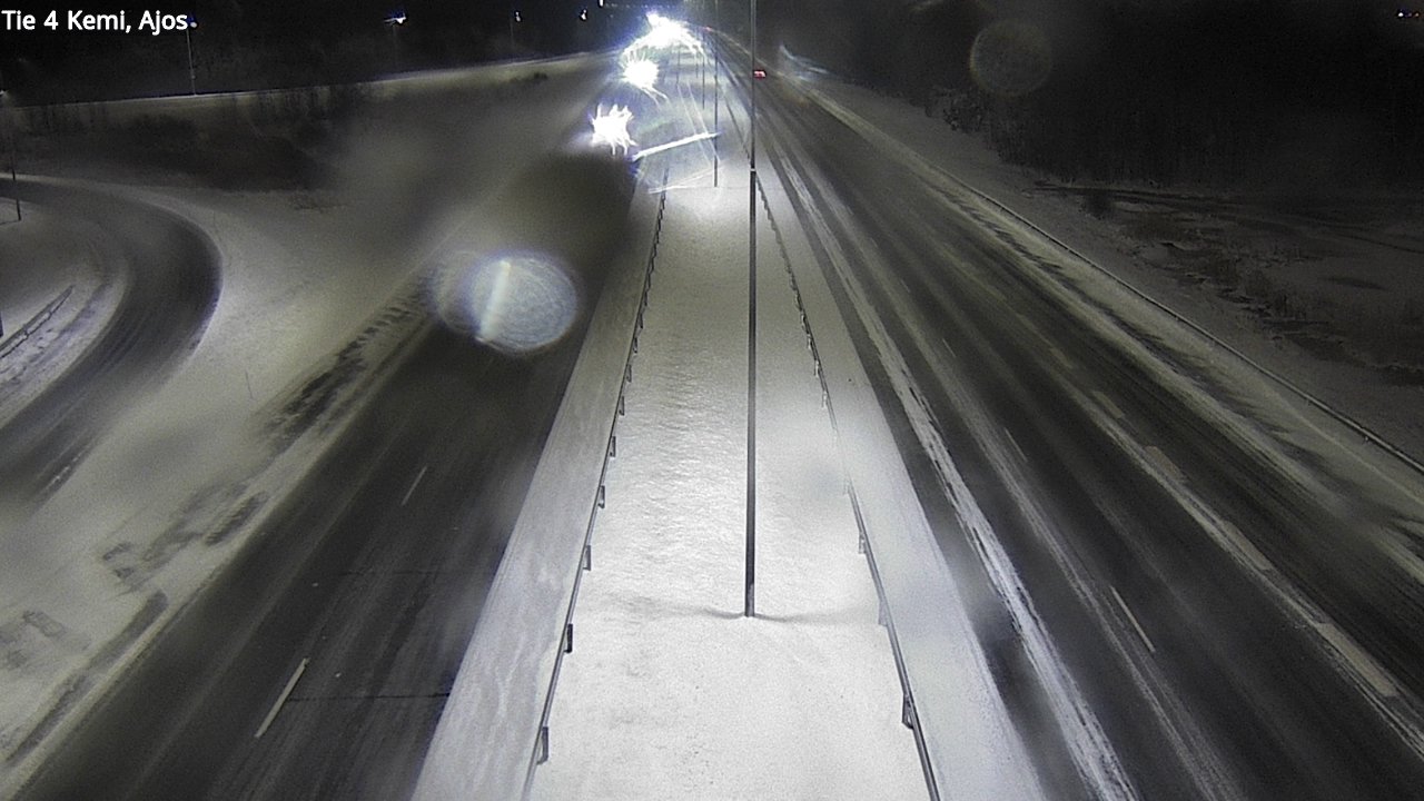 Weather Camera Image Väg 4 Kemi, Ajos, Kemi, Lappi