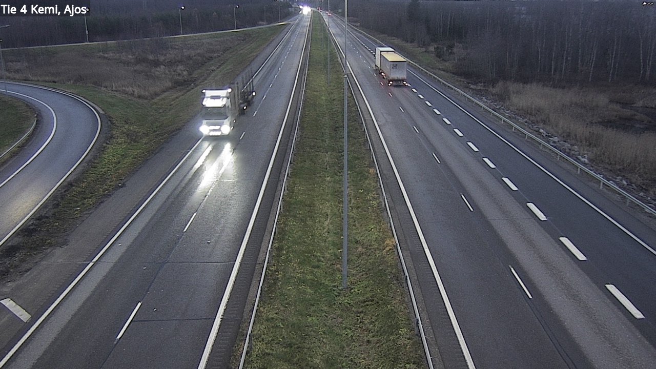 Kelikamerat Kuva Tie 4 Kemi, Ajos, Kemi, Lappi