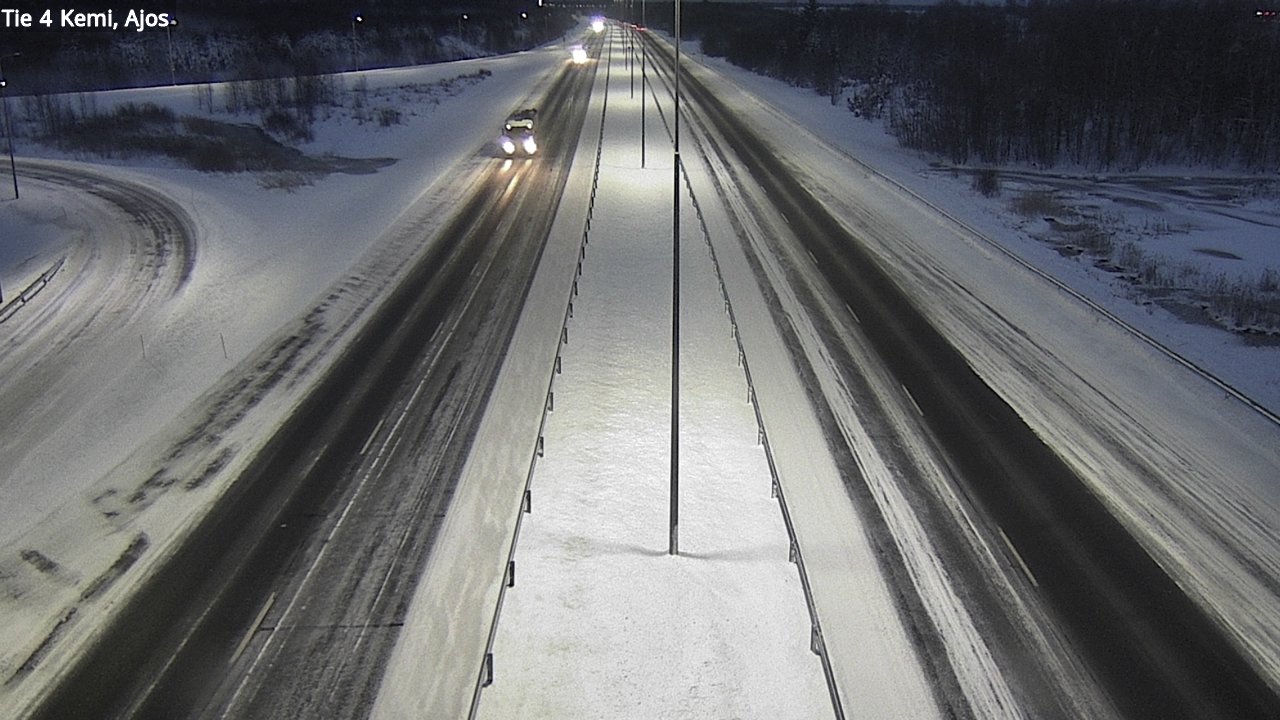 Weather Camera Image Väg 4 Kemi, Ajos, Kemi, Lappi