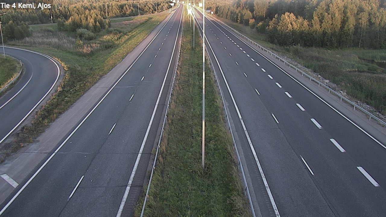 Kelikamerat Kuva Tie 4 Kemi, Ajos, Kemi, Lappi