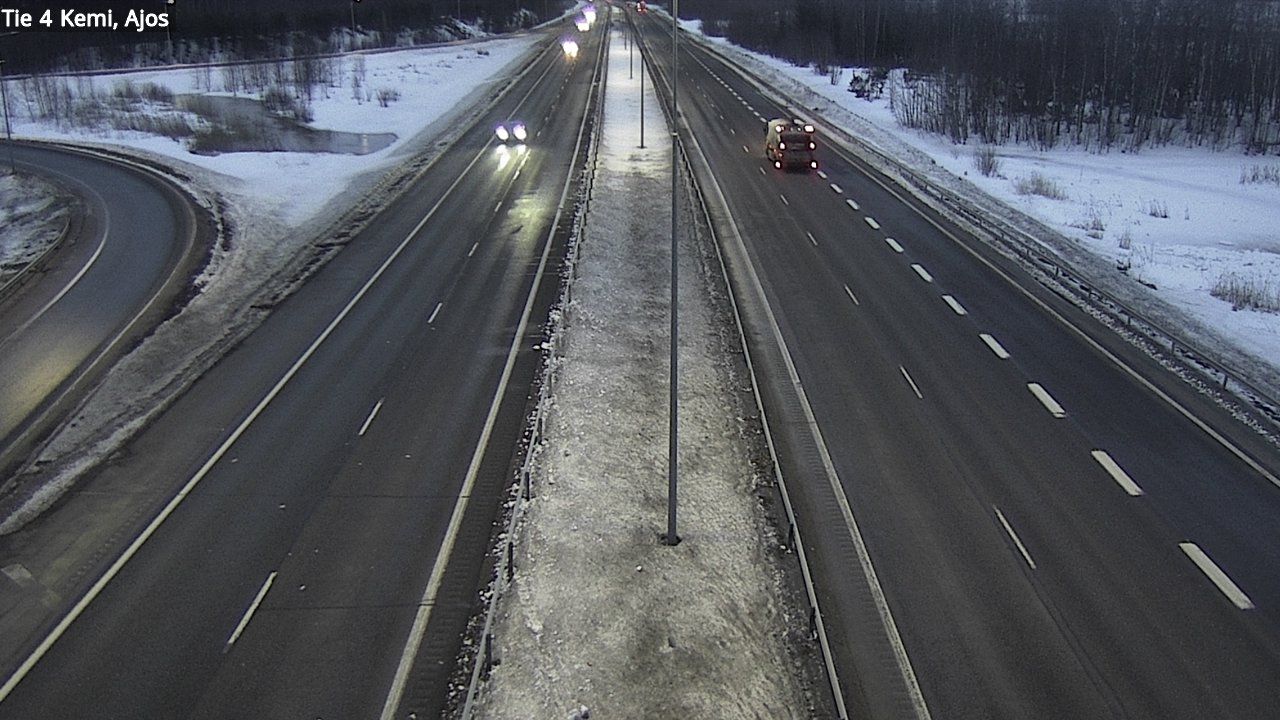 Kelikamerat Kuva Tie 4 Kemi, Ajos, Kemi, Lappi