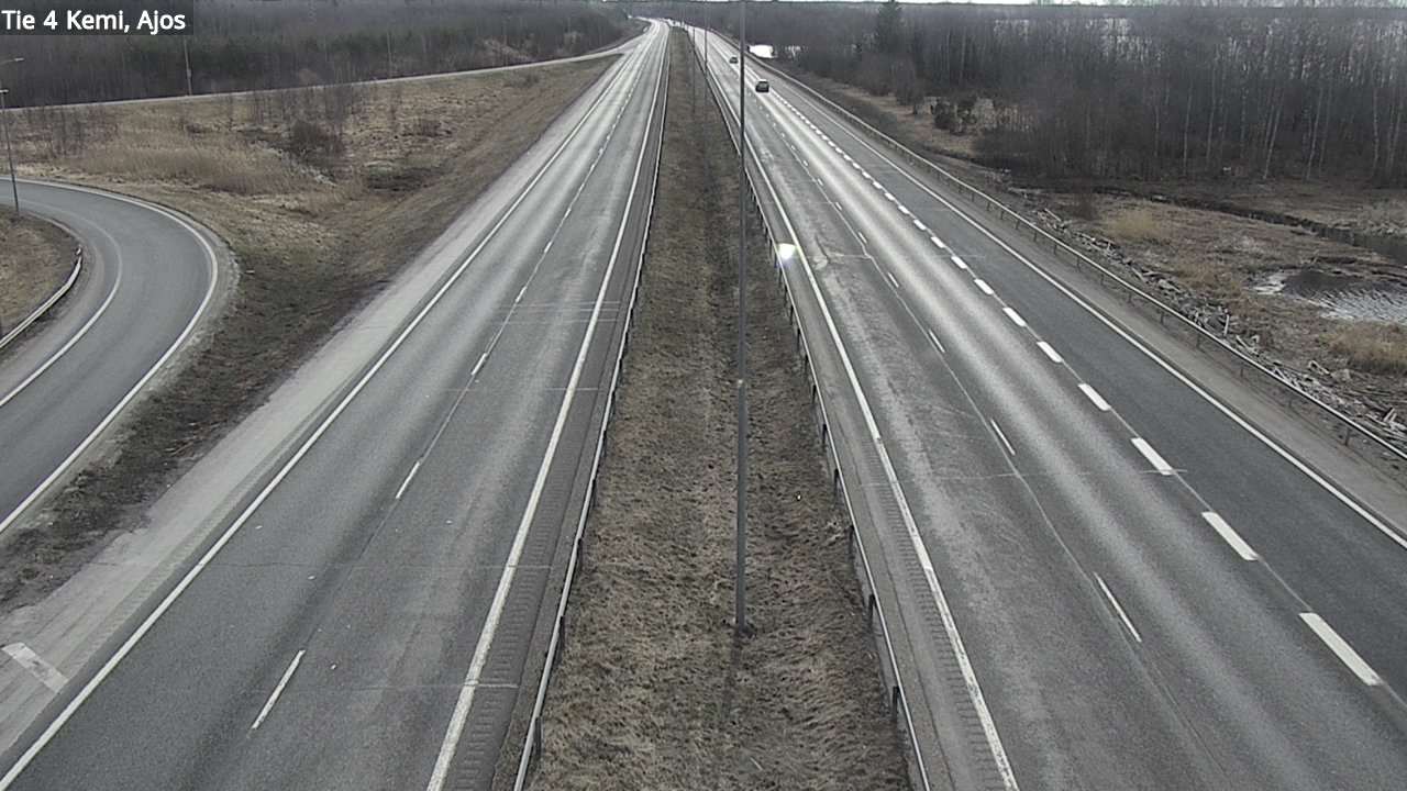 Weather Camera Image Road 4 Kemi, Ajos, Kemi, Lappi