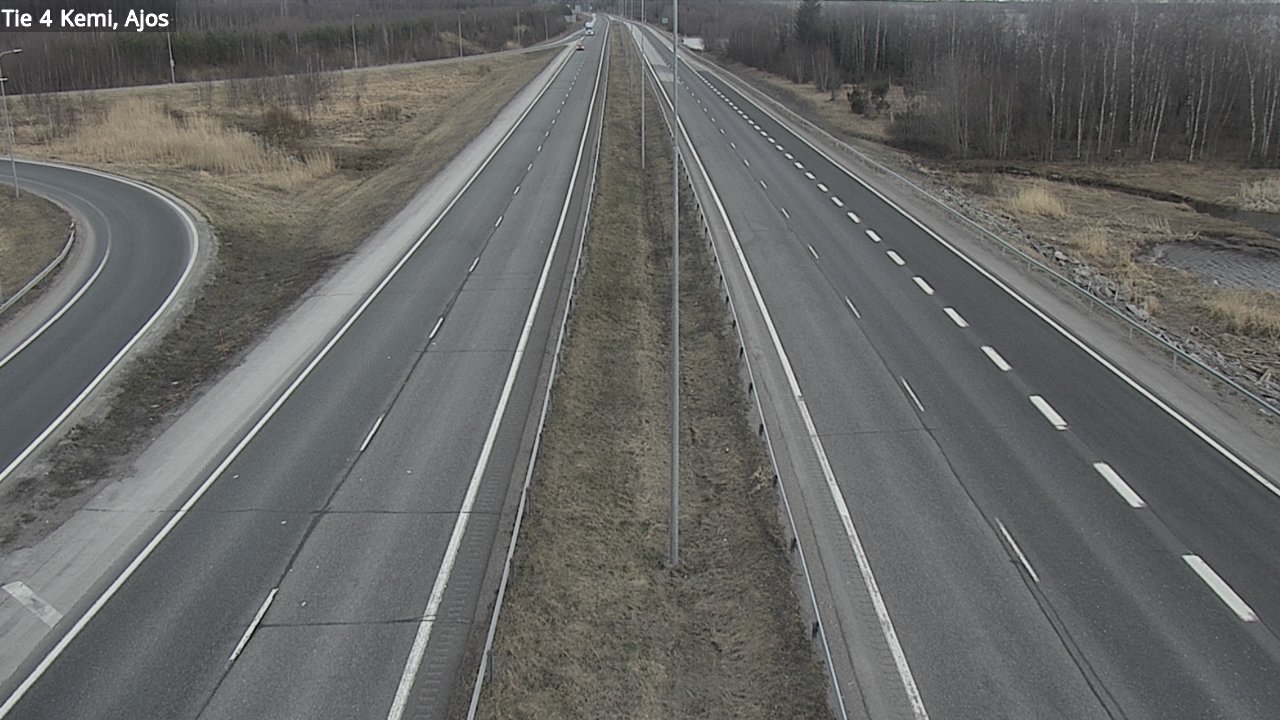 Weather Camera Image Road 4 Kemi, Ajos, Kemi, Lappi
