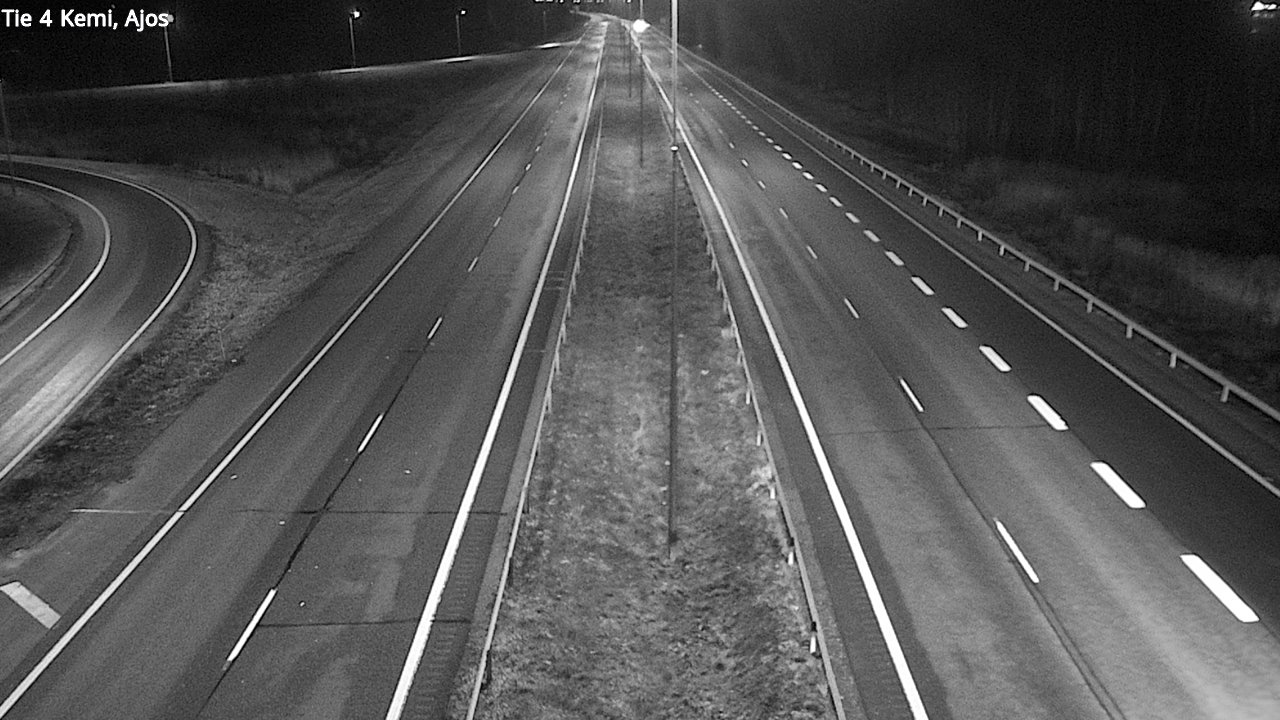Weather Camera Image Väg 4 Kemi, Ajos, Kemi, Lappi