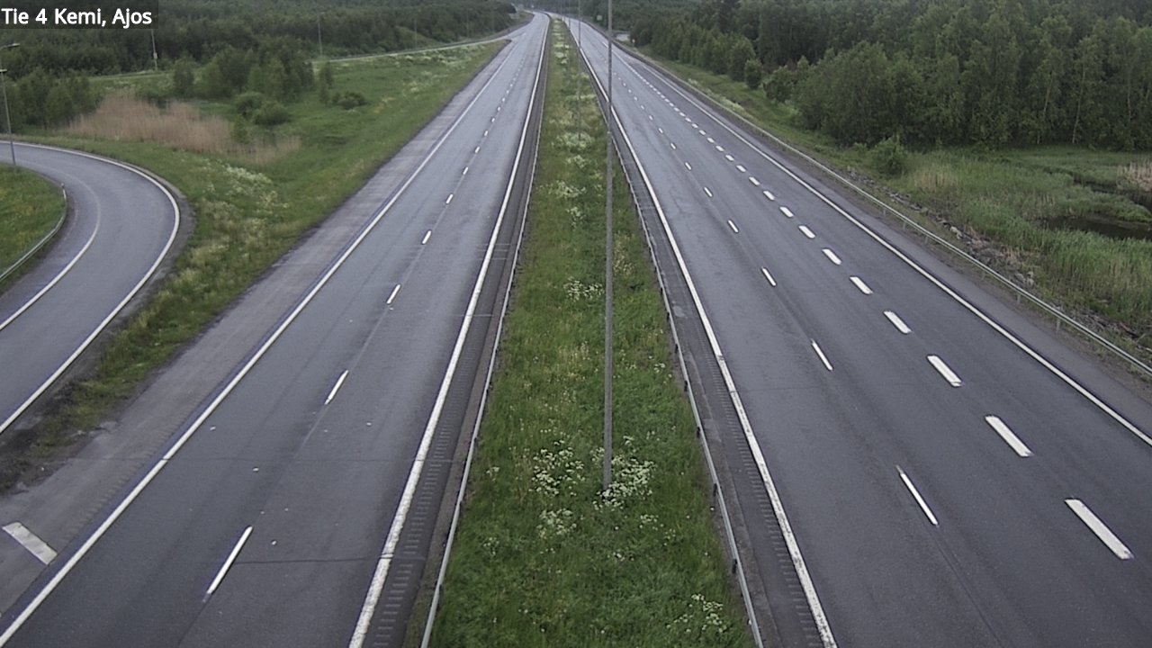 Kelikamerat Kuva Tie 4 Kemi, Ajos, Kemi, Lappi
