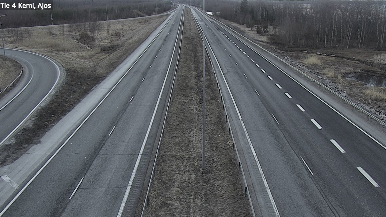 Weather Camera Image Road 4 Kemi, Ajos, Kemi, Lappi