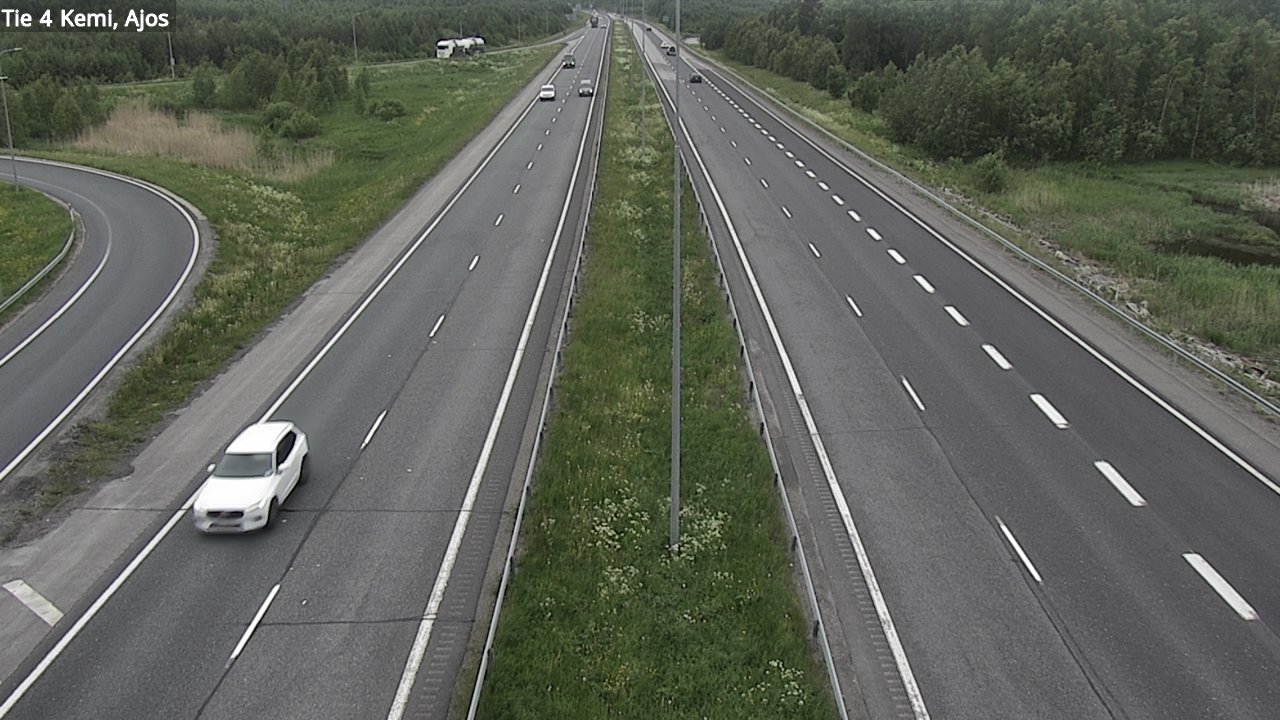 Kelikamerat Kuva Tie 4 Kemi, Ajos, Kemi, Lappi