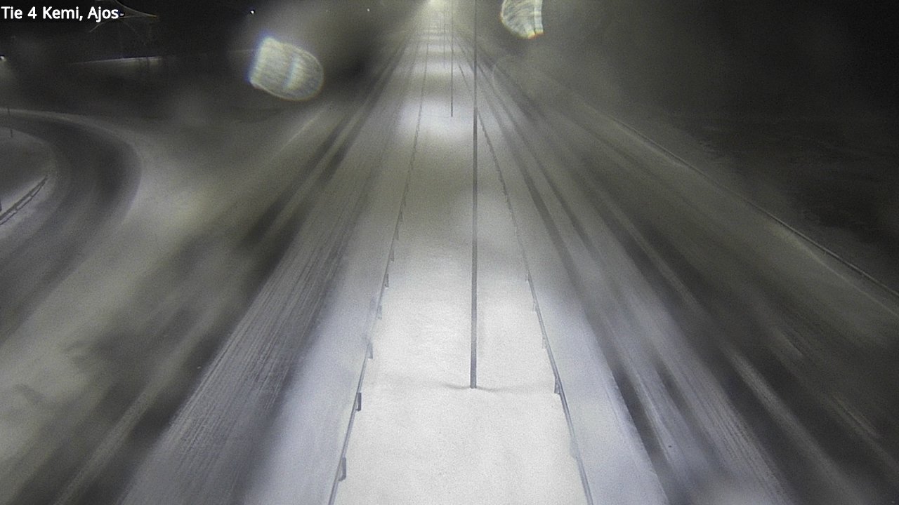 Weather Camera Image Väg 4 Kemi, Ajos, Kemi, Lappi