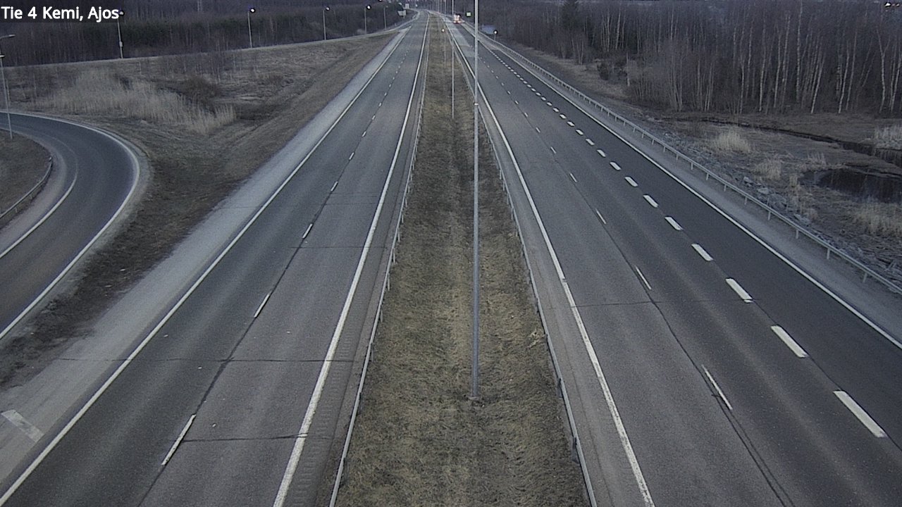 Weather Camera Image Road 4 Kemi, Ajos, Kemi, Lappi