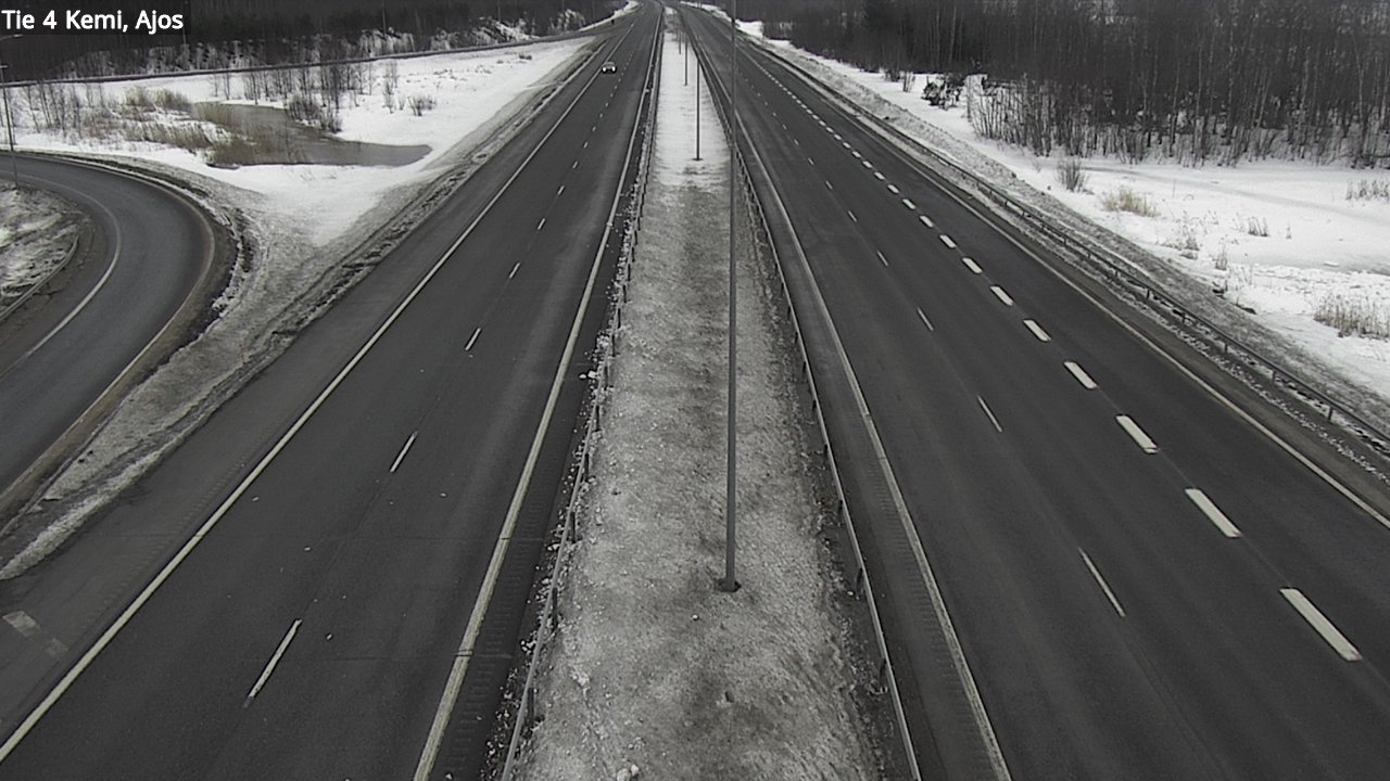 Kelikamerat Kuva Tie 4 Kemi, Ajos, Kemi, Lappi