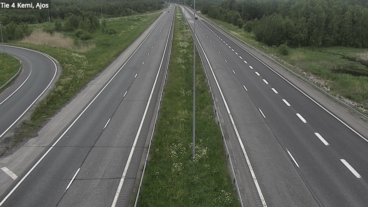 Kelikamerat Kuva Tie 4 Kemi, Ajos, Kemi, Lappi