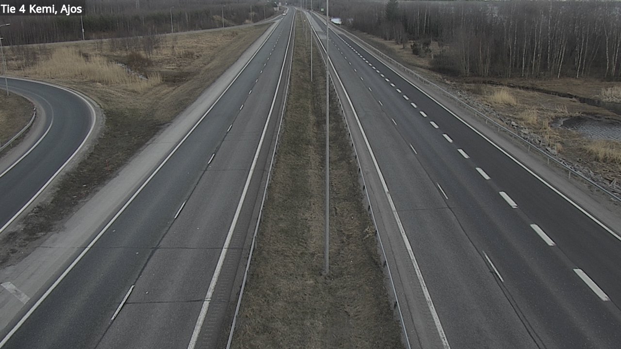 Weather Camera Image Road 4 Kemi, Ajos, Kemi, Lappi