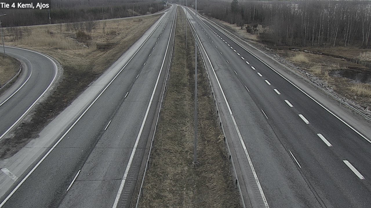 Weather Camera Image Road 4 Kemi, Ajos, Kemi, Lappi