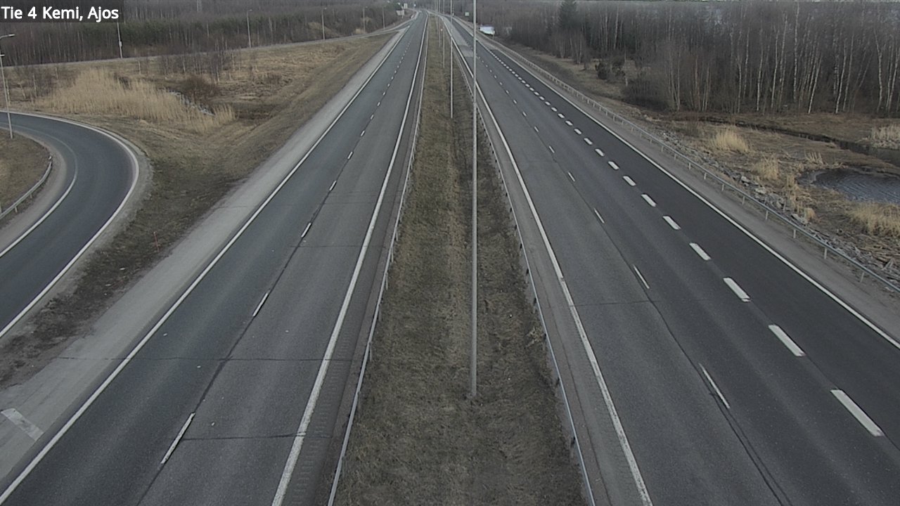 Weather Camera Image Road 4 Kemi, Ajos, Kemi, Lappi