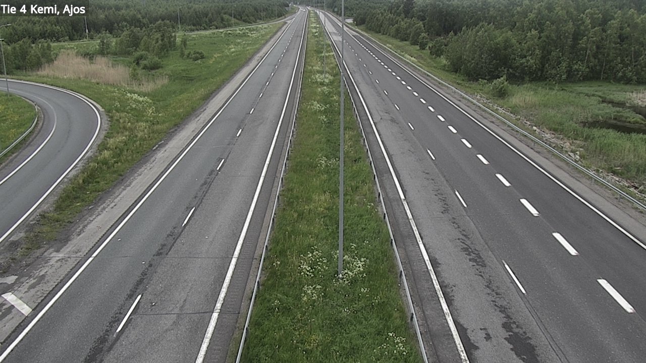 Weather Camera Image Road 4 Kemi, Ajos, Kemi, Lappi