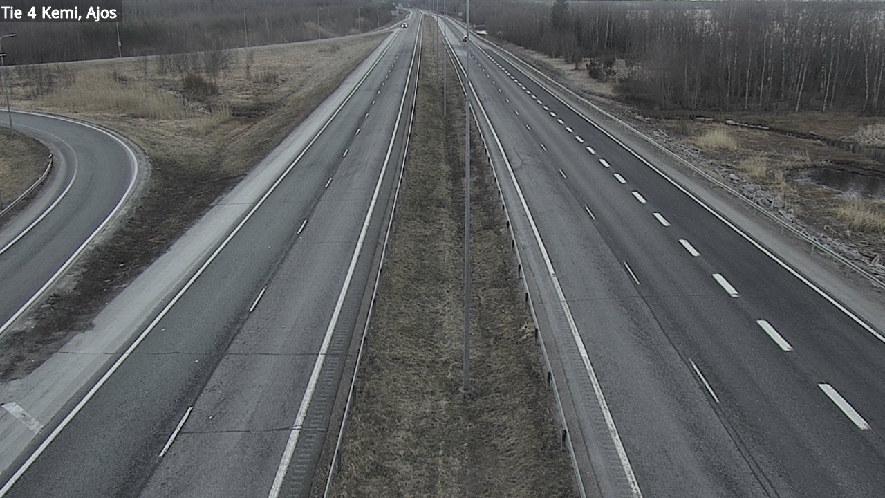 Weather Camera Image Road 4 Kemi, Ajos, Kemi, Lappi