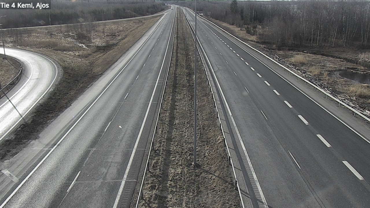 Weather Camera Image Road 4 Kemi, Ajos, Kemi, Lappi