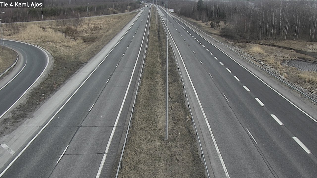 Weather Camera Image Road 4 Kemi, Ajos, Kemi, Lappi