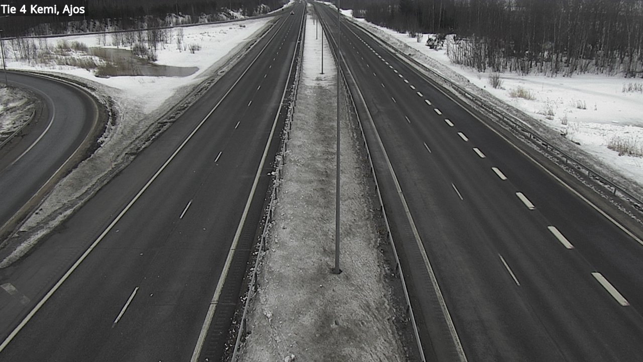 Kelikamerat Kuva Tie 4 Kemi, Ajos, Kemi, Lappi