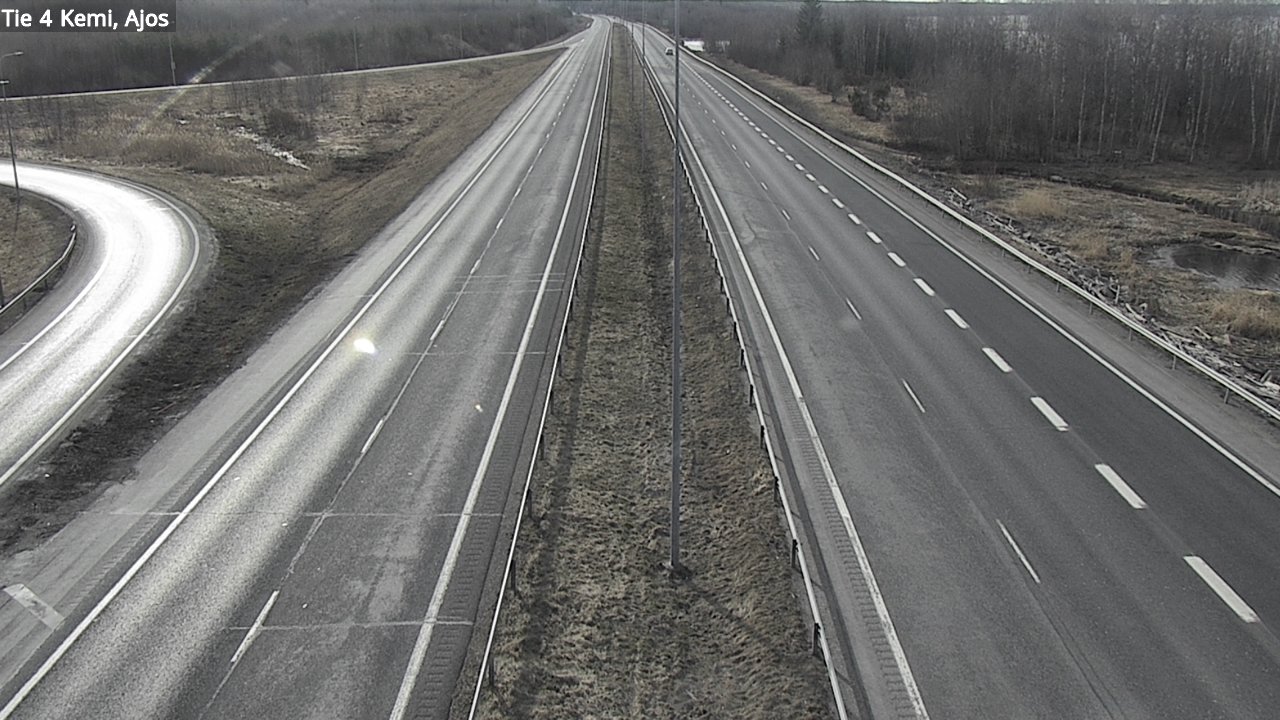 Weather Camera Image Road 4 Kemi, Ajos, Kemi, Lappi