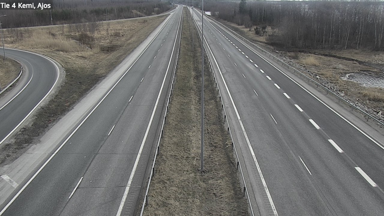 Weather Camera Image Road 4 Kemi, Ajos, Kemi, Lappi