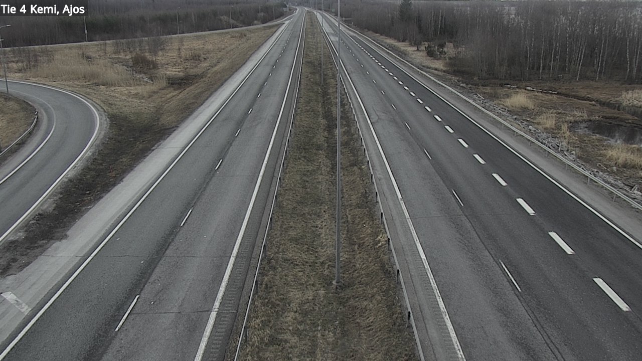 Weather Camera Image Road 4 Kemi, Ajos, Kemi, Lappi