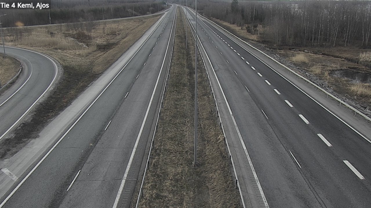 Weather Camera Image Road 4 Kemi, Ajos, Kemi, Lappi