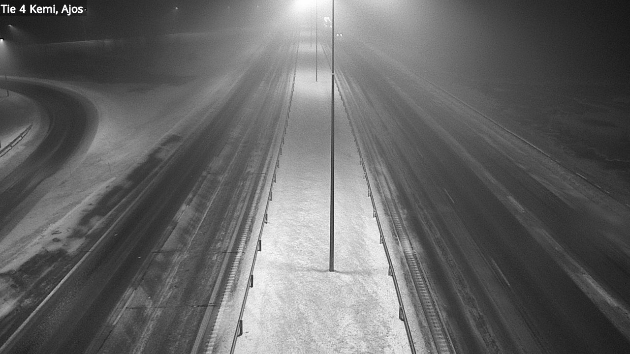 Weather Camera Image Väg 4 Kemi, Ajos, Kemi, Lappi