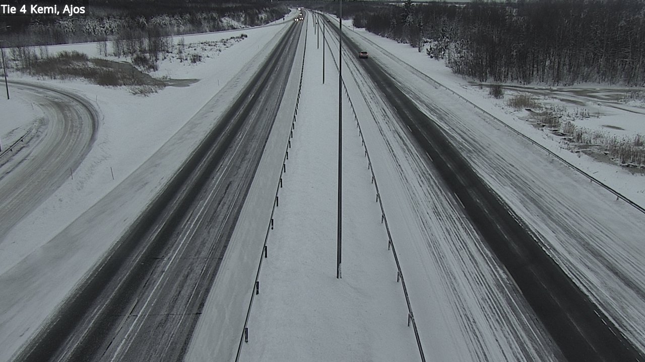 Weather Camera Image Väg 4 Kemi, Ajos, Kemi, Lappi