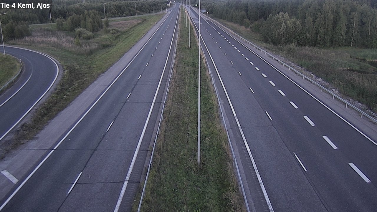 Kelikamerat Kuva Tie 4 Kemi, Ajos, Kemi, Lappi