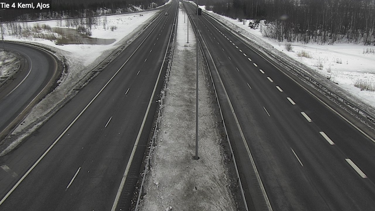 Weather Camera Image Road 4 Kemi, Ajos, Kemi, Lappi