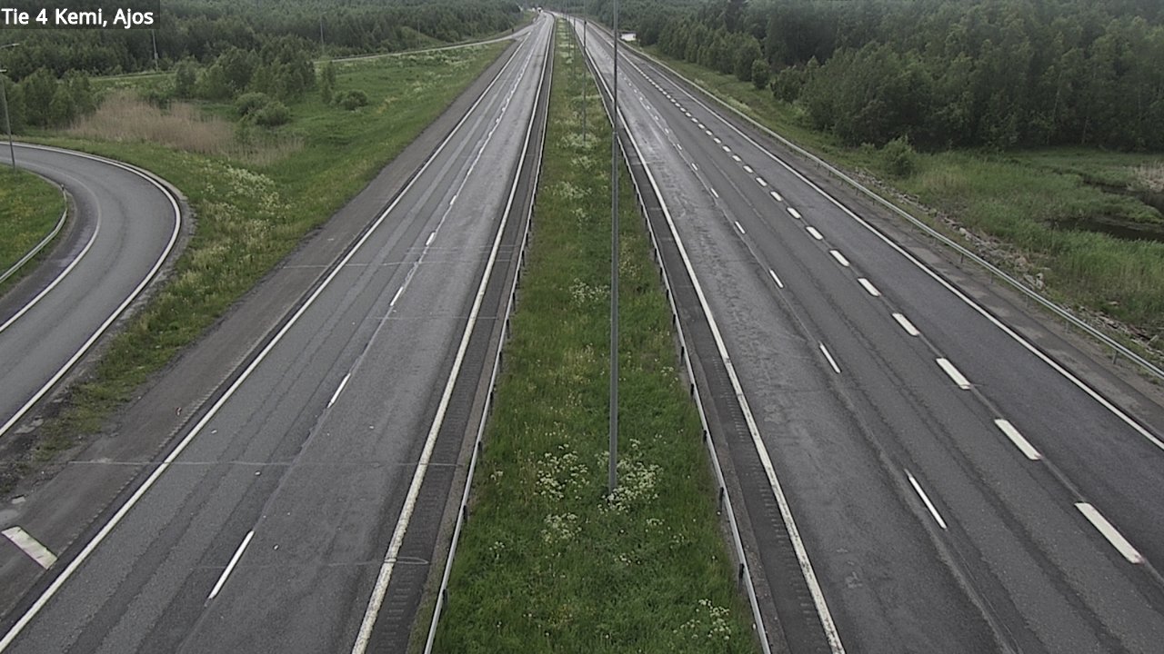 Kelikamerat Kuva Tie 4 Kemi, Ajos, Kemi, Lappi