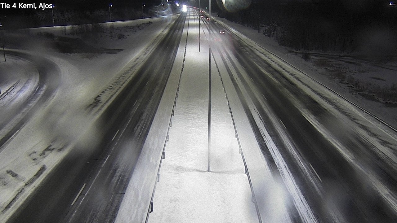 Weather Camera Image Väg 4 Kemi, Ajos, Kemi, Lappi