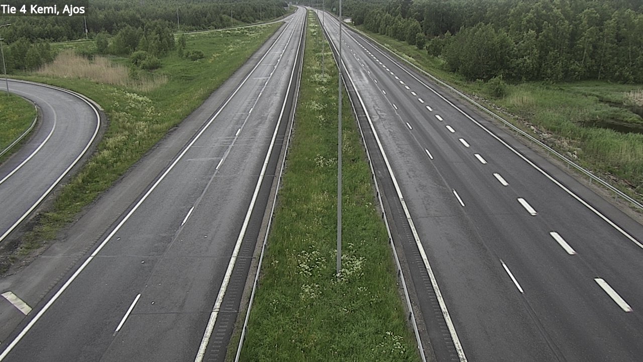 Kelikamerat Kuva Tie 4 Kemi, Ajos, Kemi, Lappi