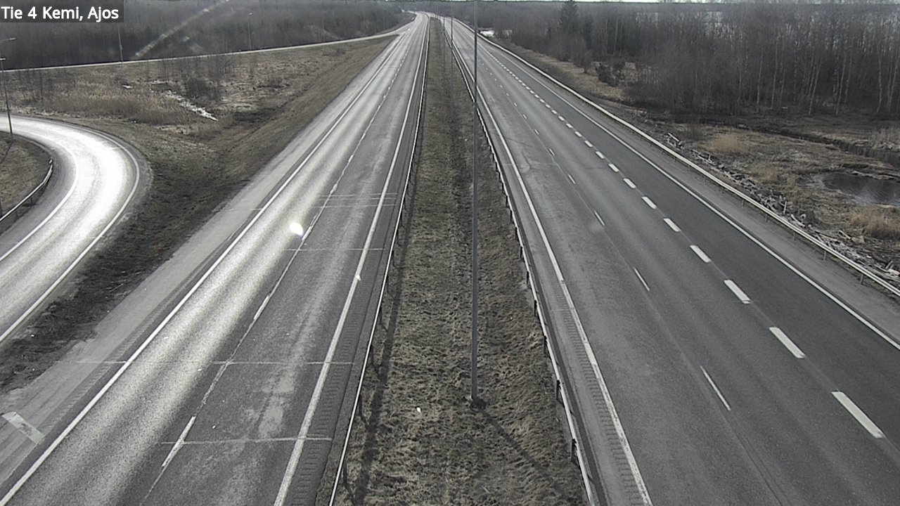 Weather Camera Image Road 4 Kemi, Ajos, Kemi, Lappi