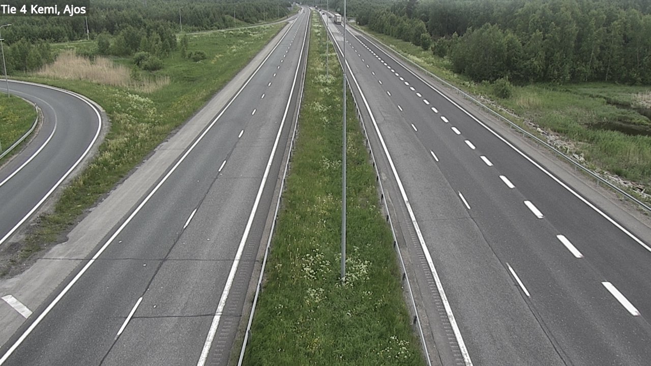 Kelikamerat Kuva Tie 4 Kemi, Ajos, Kemi, Lappi