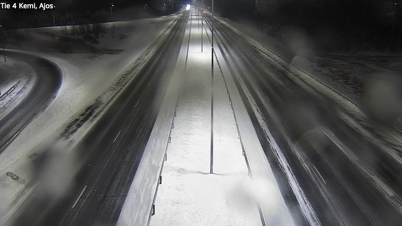 Weather Camera Image Väg 4 Kemi, Ajos, Kemi, Lappi